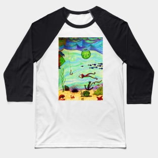 U is for Underwater Baseball T-Shirt